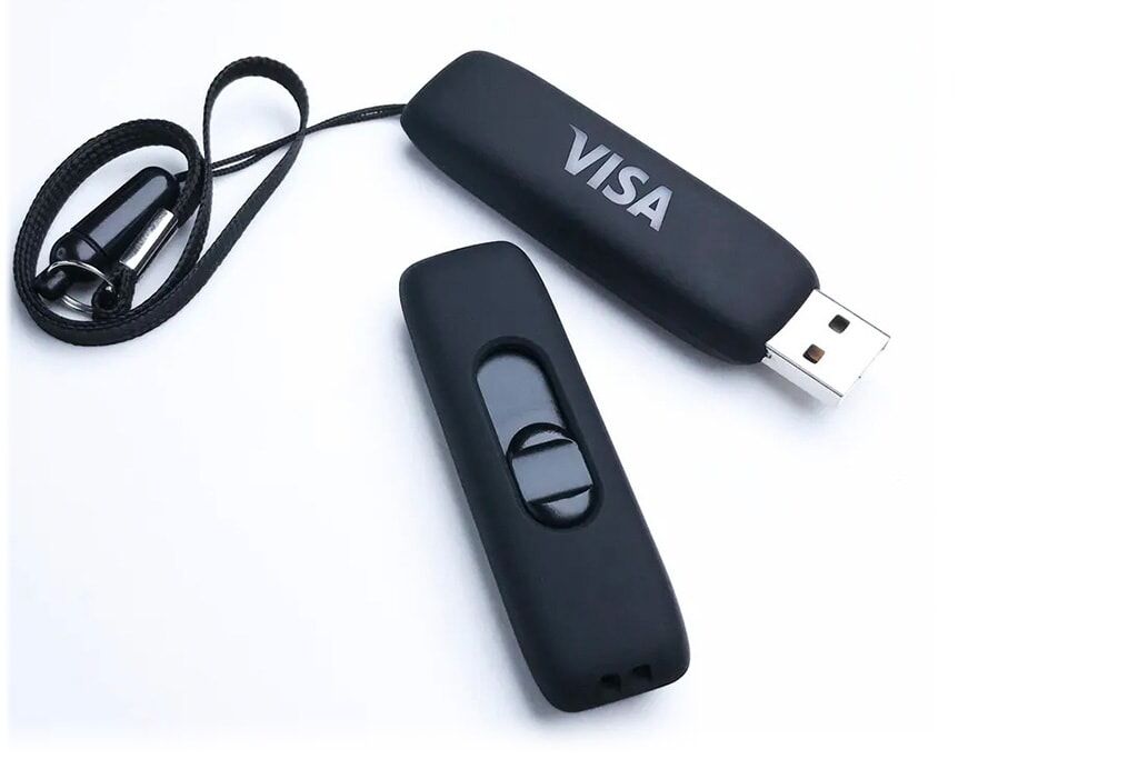 Rubberized USB Flash Drive - Image 1