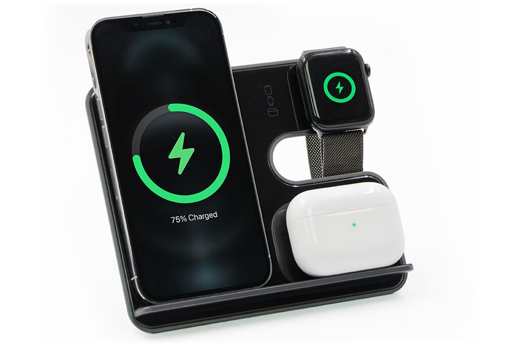 Sustainable 3-in-1 Wireless Charging Station Sustainable 3-in-1 Wireless Charging Station