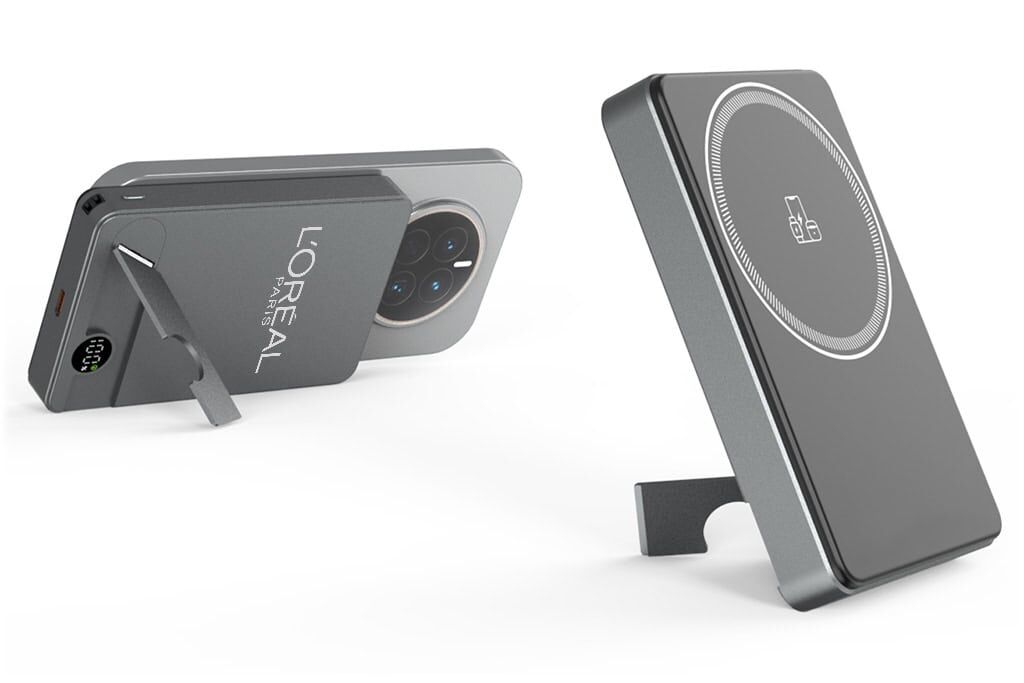 MagSafe Power Bank with Folding Phone Stand
