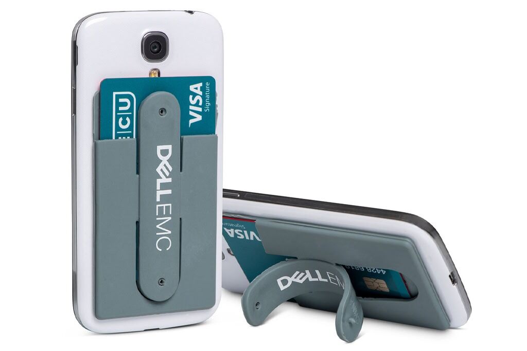 Silicone Phone Wallet with Stand