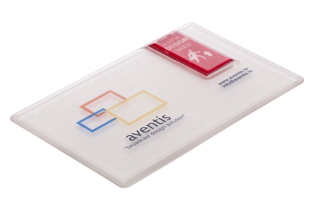 Transparent Card USB Memory Stick
