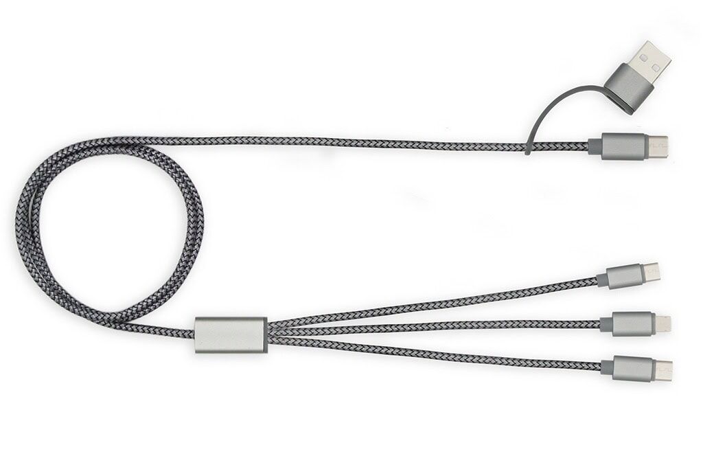Nylon Braided Multiple USB Charger Cable