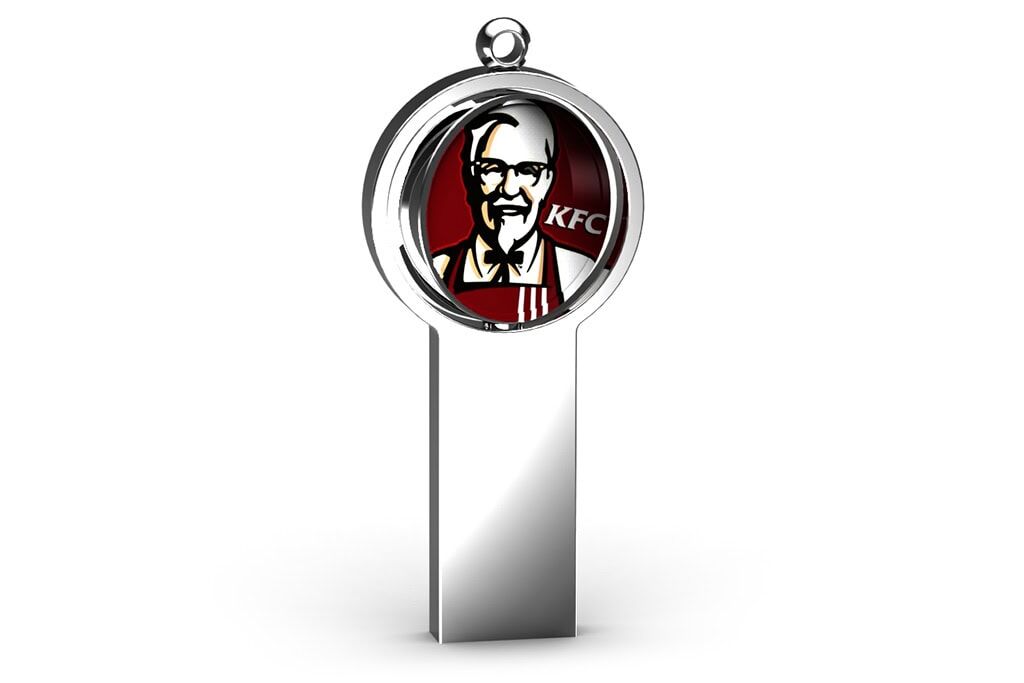 Rotating Logo USB Flash Drive