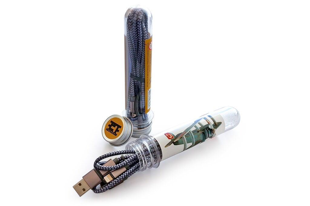 Multi Charging Cable in Test Tube
