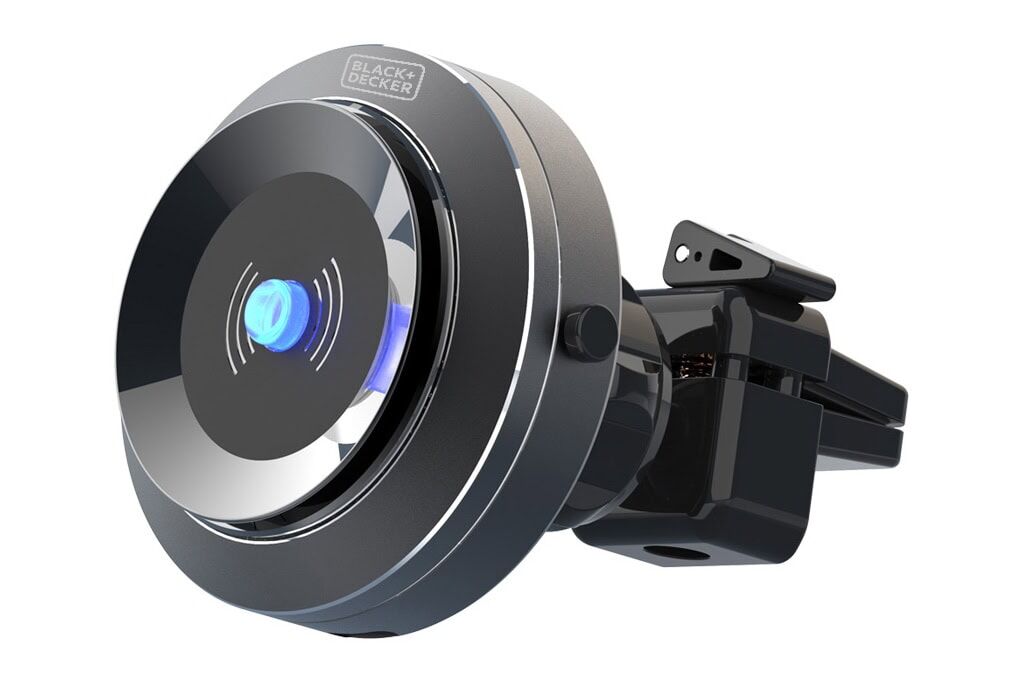 Auto Vacuum Car Phone Holder with Fast Charging