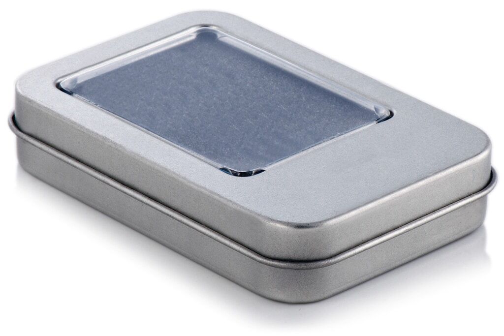 Metal box with window - Image 1